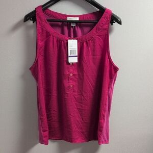 ❤️NWT❤️ Kenneth Cole Reaction Short Sleeve Button Down Blouse, Size XXL BNWT